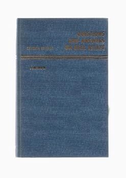 Hardcover Questions & Answers on Real Estate, 7th Edition, Book