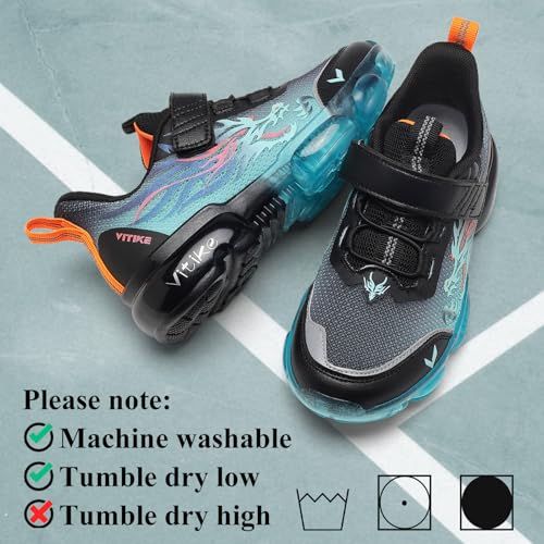 JMFCHI Kids Sneakers Boys Girls Tennis Running Shoes Outdoor Hiking Sneaker for Boys Athletic Breathable 6