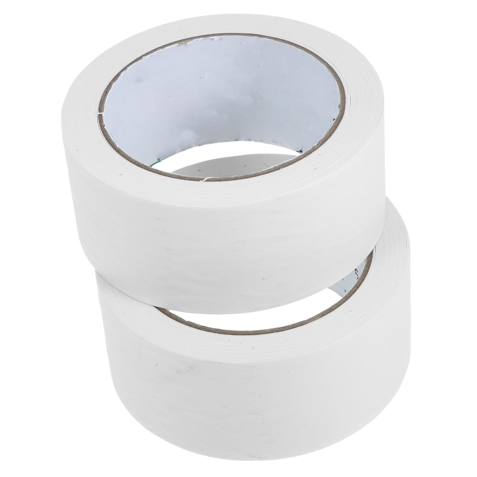 SHINEOFI Ruban Adhésif D'emballage Blanc 45 Mm x 30 m Double Rouleau, Papier Kraft Mat Inscriptible, Ruban Adhésif Renforcé Multi-usages Pour Scellage Et Expédition Des Colis