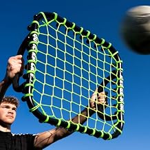 QUICKPLAY Handheld Soccer Rebounder | Elastic Connected Net for Fast, Unpredictable Rebounds | Ideal for Goalkeeper, Volley & Passing Drills and Heading Practise