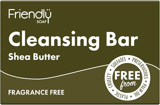 Friendly Soap - Shea Butter Cleansing Bar 95g Natural Cleansing Bar, Fragrance-free, Plant-Based, Cruelty-Free, Made By Hand, No Preservatives or Sulphates, Sustainable, Environmentally Friendly
