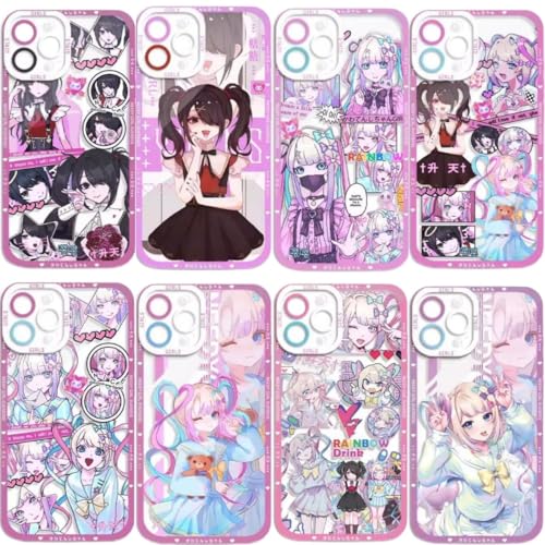 EUYUL(���[����)����ł���Ă񂵂���� �X�}�z�P�[�X Iphone17Promax�K�p ���Ă񂿂�� �L���X�^�[�K�[�� �d�x�̈ˑ��� �j�[�f�B�[ �K�[�� �I�[�o�[�h�[�Y TPU ���� ��k �A�C�t�H���P�[�X �ی�d�b�J�o�[ �g�уJ�o�[ iPhone1