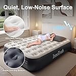 InnoTruth Full Air Mattress with Built-in Pump, 13" Raised Comfort, Durable Inflatable Bed for Home & Guests, Easy Setup, Ideal for Travel & Camping, Dark Gray - Image 2