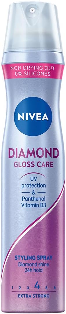 Nivea Styling Spray Diamond Gloss Hair Spray 250 Ml
