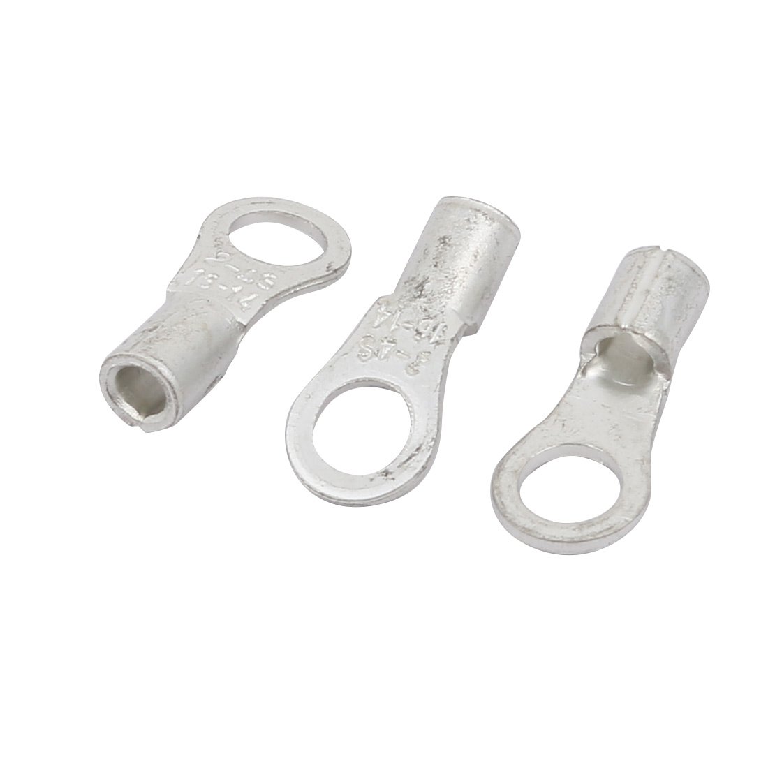 300Pcs AWG16-14 Round Shape RNB2-4S Non-Insulated Spade Wire Crimp Terminal Connector (188729c12975a97fbd4be35b3bc78335)