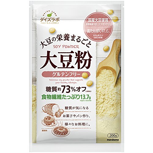 マルコメ ダイズラボ 大豆粉 【国産大豆使用】 200g×5袋