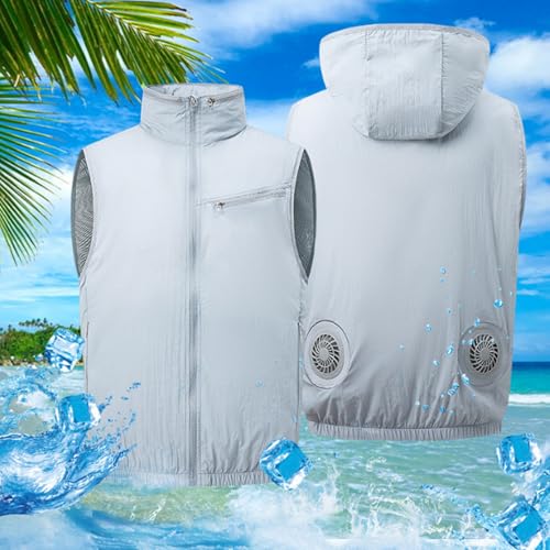 Chaqueta de refrigeración contra el calor extremo en color gris 4