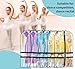 SLEEPING LAMB 6 Packs Clear Dance Garment Bags for Dancers with 4 Pockets, 40