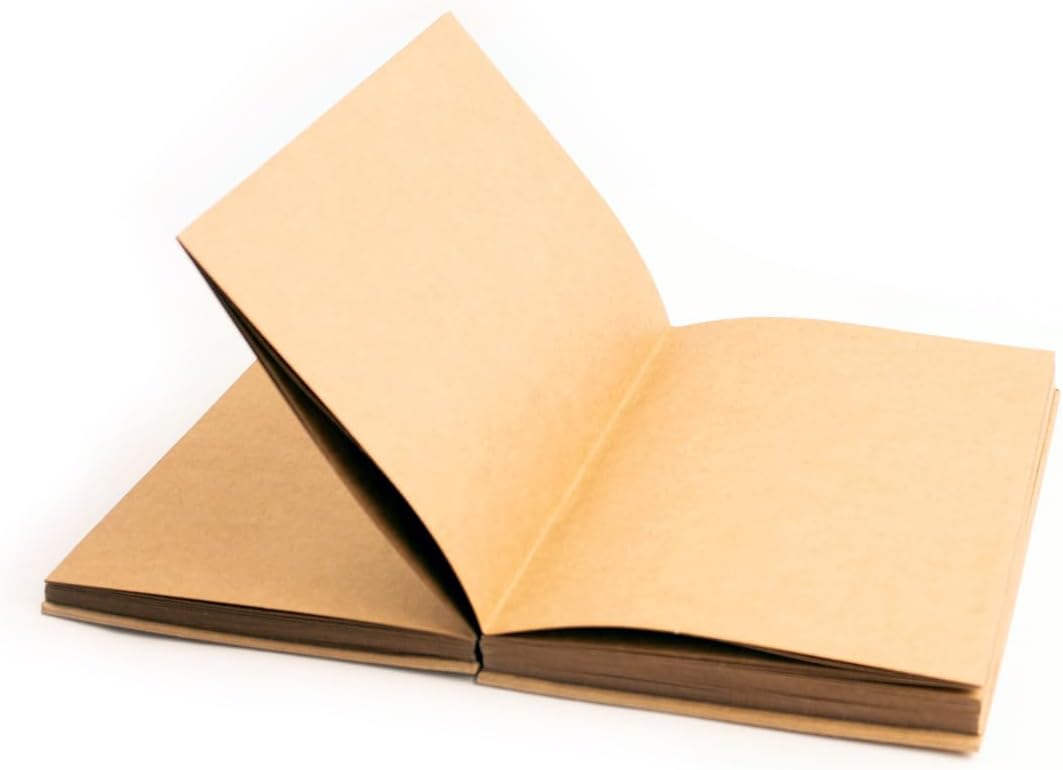 Seawhite A5 Kraft Concertina Book with Case - 150gsm Kraft Paper