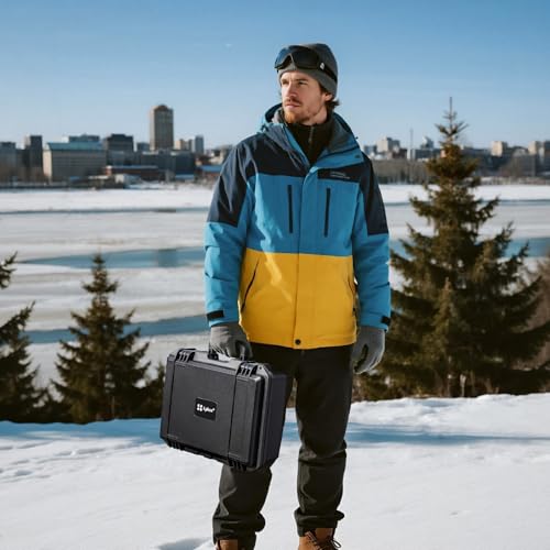 Maletín impermeable Lykus Titan AA100 para dron Antigravity A1 con espacio para 7 baterías 7