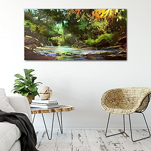 Tableau Jungle Tropics Forest Acrylique 100x50cm Anti-Reflet - 4