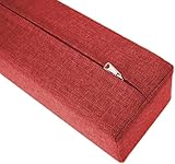 👉【Cómodo】La funda extensora de colchón está hecha de tejido de lino de alta calidad, transpirable y cómodo al tacto. La esponja 45D moderadamente suave y dura hace que la almohada sea suave pero no fácil de deformar