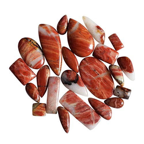 Cabochons en agate naturelle Apple Valley de 95 CTW pour la création de bijoux artisanaux