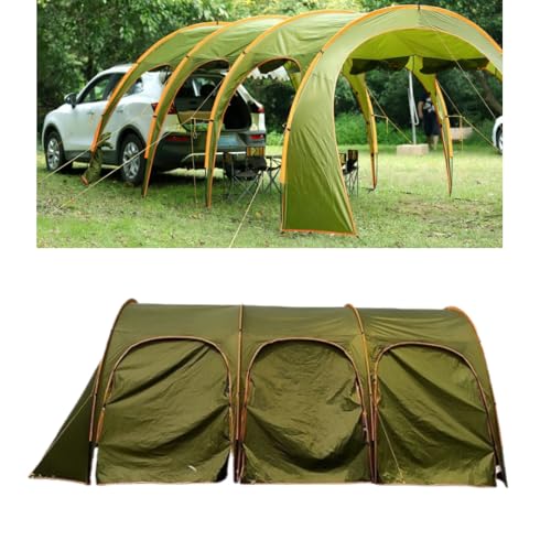 カーサイドテントシェルターテント カーサイドテント 連結 suvテント カーサイドシェルター トンネル 設営簡単 アウトドア キャンプ 公園 登山 車中泊 様々な車に対応 車用 タープ カーリアゲートタープ オープンタイプ カーサイド 日よけカーテント 車