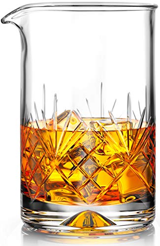 Comparison: Best Cocktail Mixing Glass 7 MOFADO. Crystal Cocktail Mixing Glass - Premium 24oz 710ml - Solid & Stable Thick Bottom Cocktail Shaker - Professional Quality Bartender Tool for Stirring Cocktails & Mixing Drinks - Gift Ideas