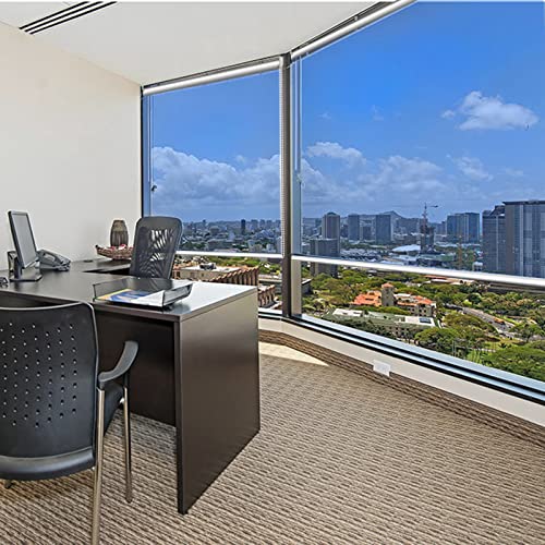 MLYYJH Rollos 220 200 180 160 140 cm lang Fensterrollo - Reflektierende Sonnenschutzrollos mit Einweg-Datenschutz und Wärmekontrolle, UV-Blockierung HD-transparenter Vorhang Cover