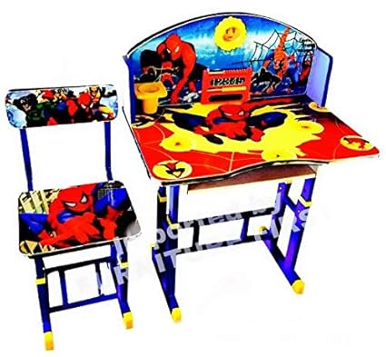 spiderman table chair set