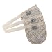 3 PCS Magic Buckle Lace Base for Ponytail - Black Lace Net Hair Accessory for Weaving (5X5inch Beige)