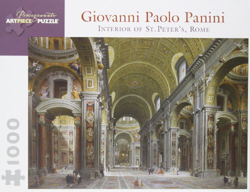 Giovanni Paolo Panini 1000 Piece Puzzle Interior of St. Peter's, Rome