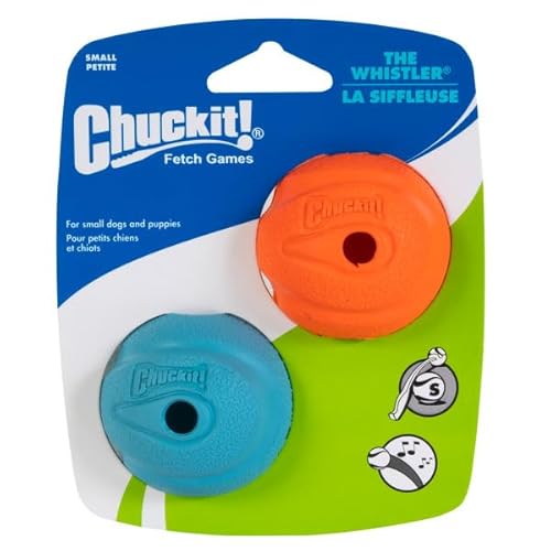 Chuckit The Whistler Ball Dog Toy, Small (2 Inch Diameter) For Dogs 0-20 Lbs, Pack Of 2 #TOP9