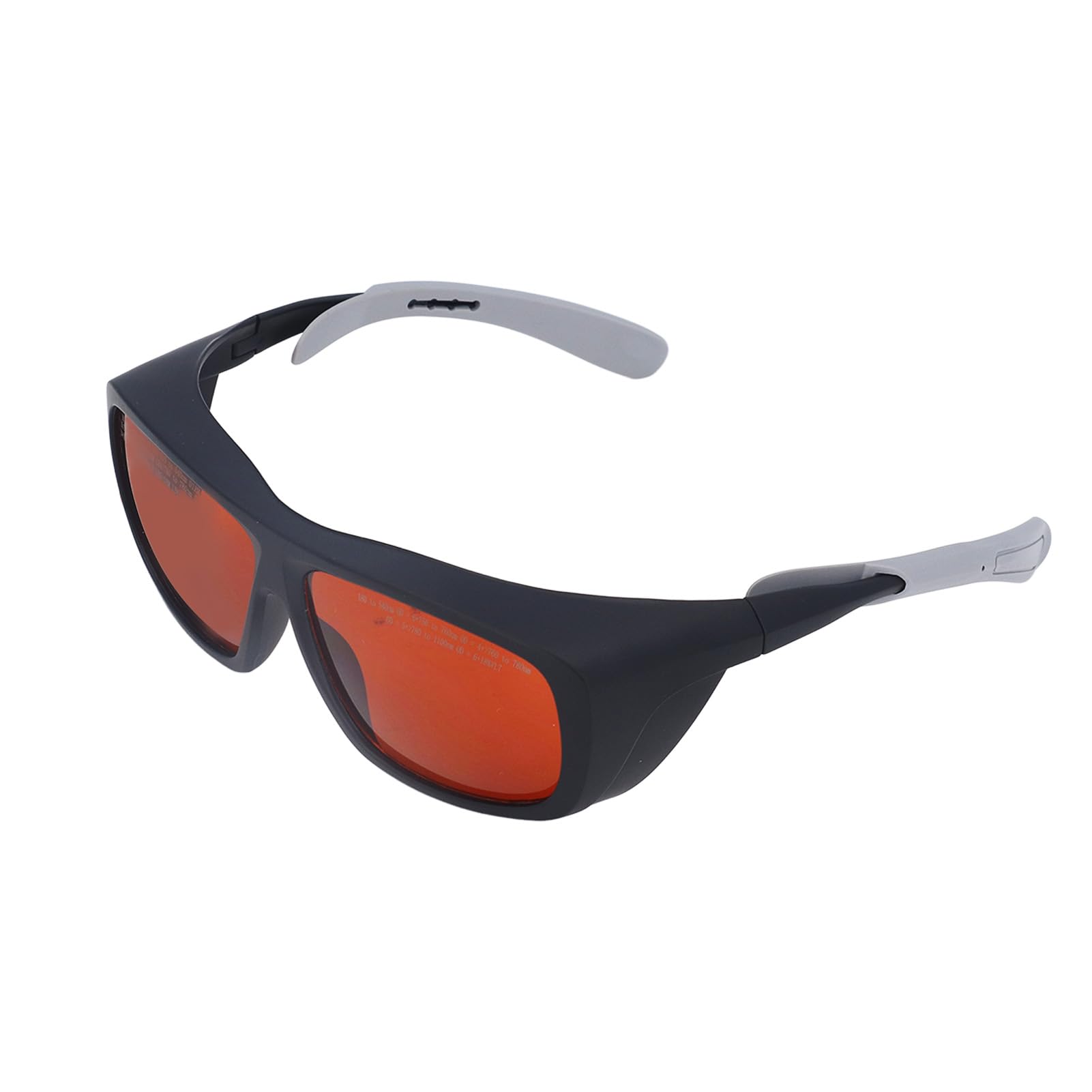 Naroote Lunettes de Protection des Yeux, Lunettes de sécurité 180-540 Nm et 750-1100 Nm, Lunettes de Longueur d'onde de Protection pour l'épilation au pour les Techniciens en Fibre