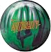 Columbia 300 Authority 15lb Bowling Ball, Black/Lime/Silver