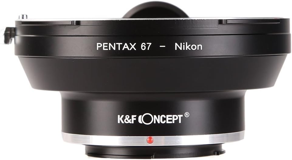 K&F Concept Adapter for Pentax 67 Mount Lens to Nikon F Camera as D300