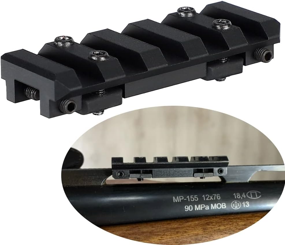 ohhunt Picatinny Ventilated Rib Rail Scope Mount for The IZH-27 MR-153/155 MP-233 TOZ-120 MTs21-12 TOZ-84 (3.35inch)