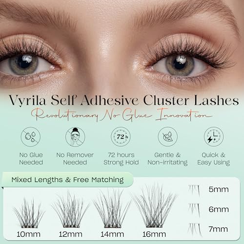 Vyrila Lash Clusters Kit with Bottom Lashes, Reusable -Hush — view 5