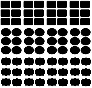 AxeSickle 108PCS Chalkboard Stickes Small Labels, Mason Jar Black stickes Labels for Food