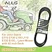 Rinlius Mower Deck Belt GX20072 for John Deere LA105 LA115 L110 D110 L100 L130 L1742 D100 D120 D130 GY20570 42 inch Deck Riding Lawn Mowers(1/2