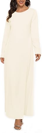 ranrann Abayas for Women Muslim Long Sleeve Islamic Prayer Dress Arabian Robe Dubai Kaftan Clothes
