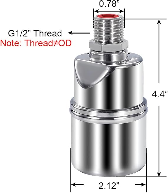 Float Valve 1/2'' to 3/4