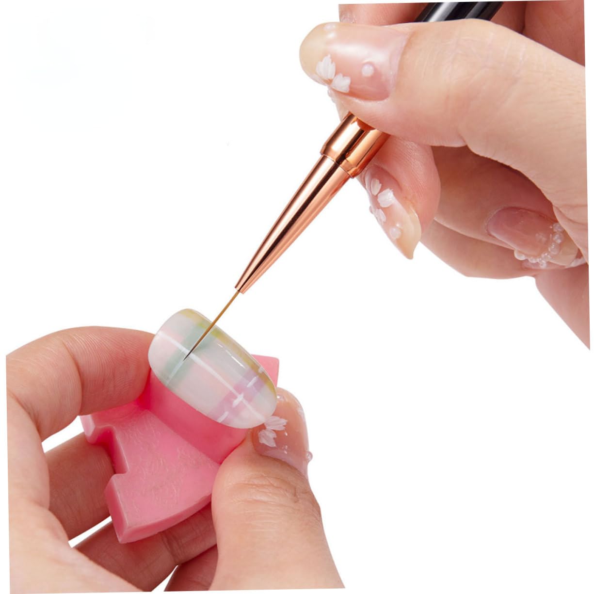 Mipcase 15pezzi Pennarelli Per Nail Art Con Doppi Punte Strumenti Portatili Per Disegnare e Dipingere Unghie Accessorio Per Manicure e Decorazioni Unghie Facile Da Usare e Riutilizzabile