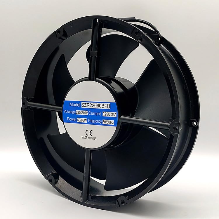 SZR22060B2H 220V 0.25/0.35A 60/65W 220x220x60mm Full circular metal flow fan Cooling fan