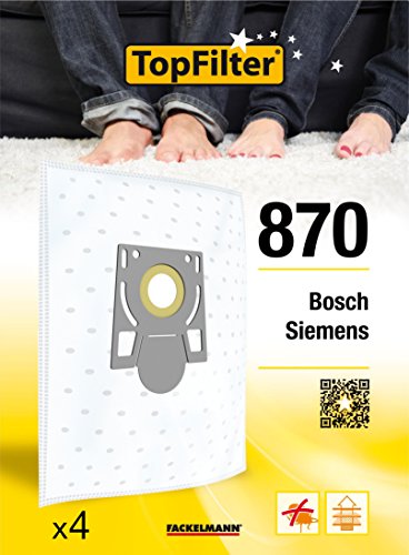 Top Filter 64870 - Bolsa para aspiradora (30 x 26 x 0,1 cm)