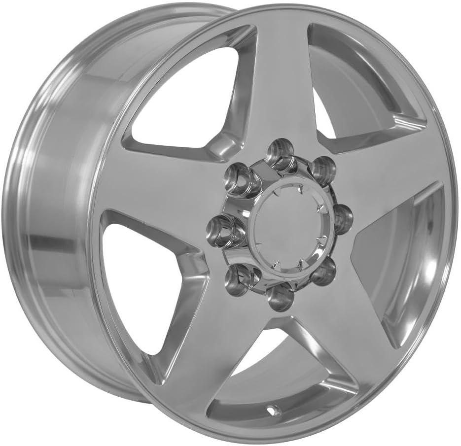OE Wheels CV91 20 Inch Rims Fit Silverado 2500/3500 Style 8x165.1 20x8.5 Polished - Hollander 5503 (Set of 4)