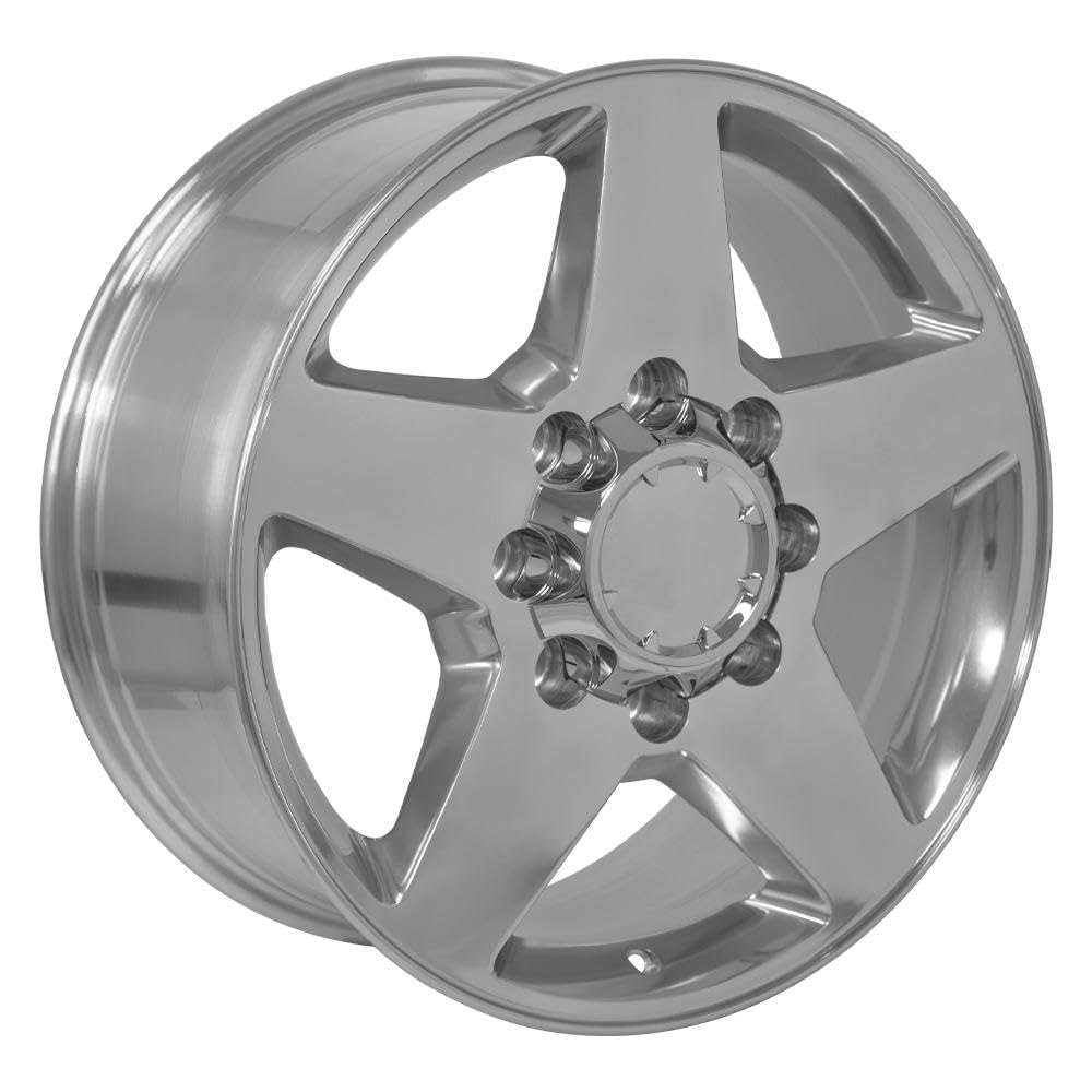 OE Wheels CV91B 20 Inch Rim Fits Silverado 2500/3500 Style 8x180 20x8.5 Polished - Hollander 5503 (1)
