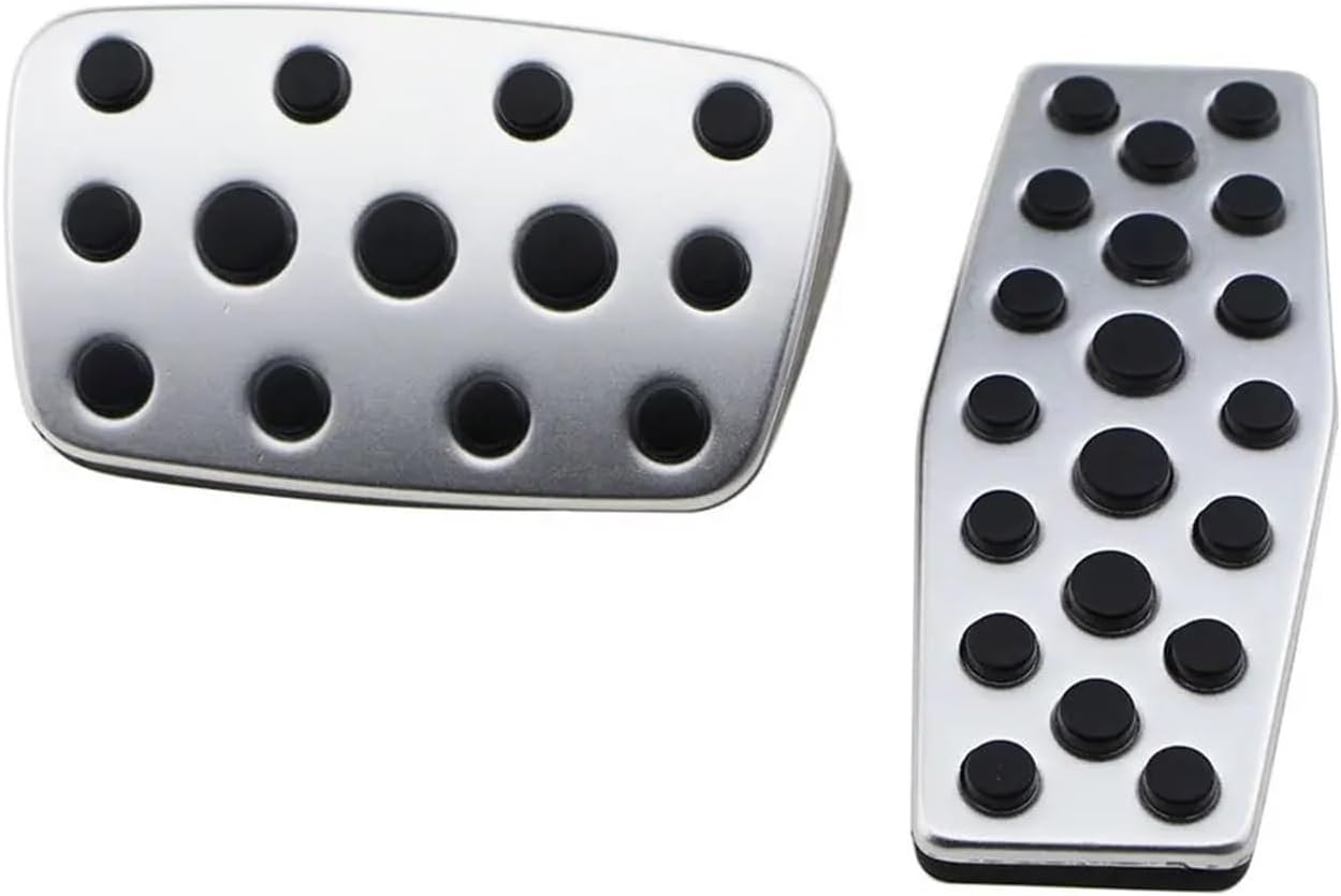 Carmilla AT MT Car Pedal Protector Pads Compatible With Opel Astra J H GTC 2009 2010 2011 2012 2013 2014 2015 Gas Brake Cluth Pedals Cover(AT)
