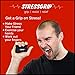 StressGrip - The Stress Ball for Adults (Medium) A Stress & Anxiety Relief Device - Comfortable Hand Exerciser - Stress Reliever & Hand Gripper - Black