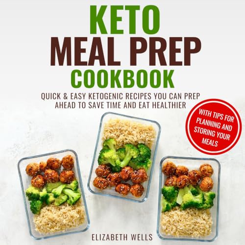 Diseño de la portada del título Keto Meal Prep Cookbook