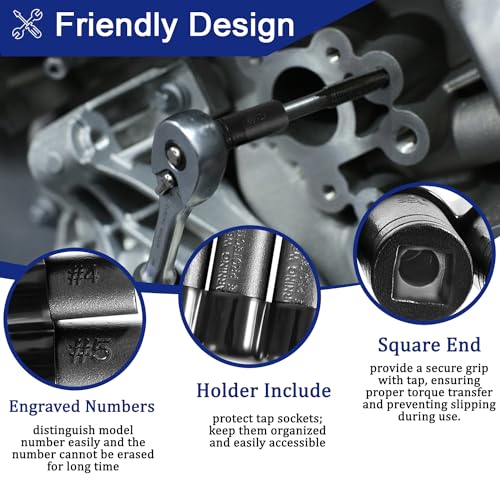image for Bonbo 70500 Tap Socket Set Use with 1/4