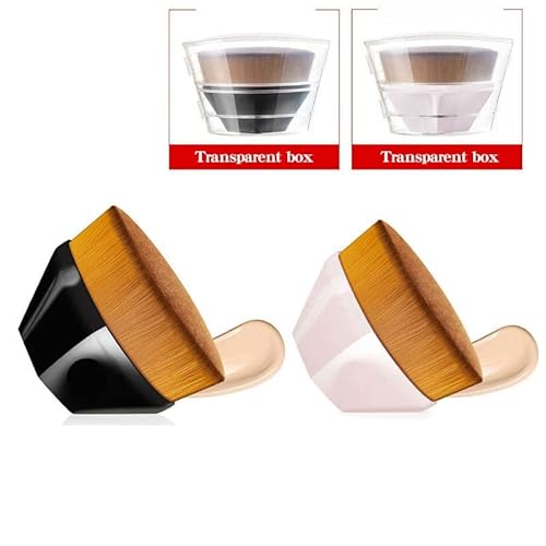 Kadosh Pincel reto de maquiagem facial para base Endoto, alta densidade, hexágono, mágico, Kabuki, p