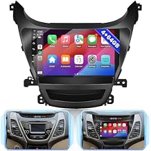 8 Core 4+64GB for Hyundai Elantra 2014-2016 Android 15 Car Stereo Wireless Apple Carplay, 9 Inch IPS Touchscreen Car Radio 59UI GPS Navigation WiFi 32EQ DSP Backup Camrea