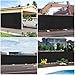 E&K Sunrise 5' x 50' Privacy Fence Screen with Grommets, Outdoor Windscreen Fence Covering Privacy Screen UV Blockage for Backyard Garden Patio, Zip Ties Included (Black)