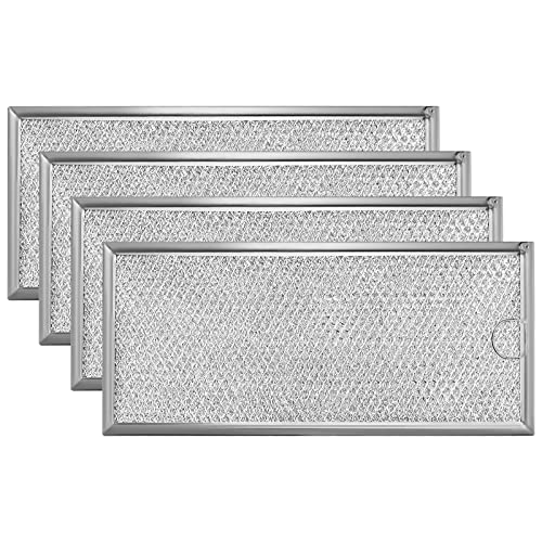 Image of 4 Pack Microwave Grease Filter Compatible with Whirlpool and GE Microwaves
