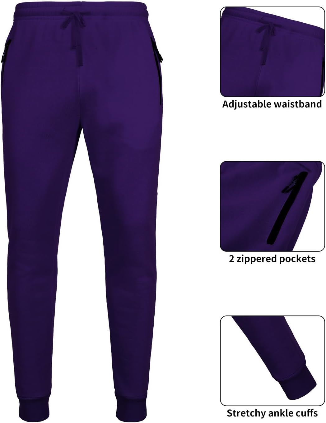 Men's Tracksuits Sweatsuits for Men Sweat Track Suits 2 Piece Sweatpants Jogging Casual Athletic Suits With Pockets - Image 4