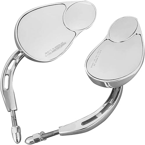 Miniatura 7 de Harley - Espejos de visión divididaespejos retrovisores para Harley Davidson Touring Road King Street Electra Glide Ultra Classic FLHTCU Fat Boy