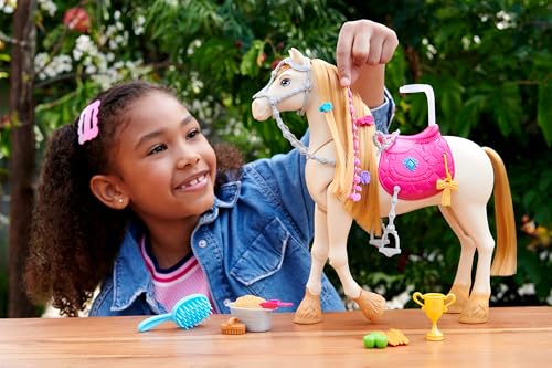 image for Barbie Toy Horse with Sounds, Music & Accessories, Inspired The Great 