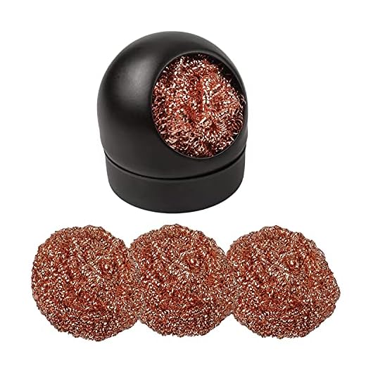 Lödspetsrengöringsmedel, lödkolvspetsrengörare, mässing spetsrengöringssats, 1 st lödkolvhållare med spiralull, 3 st lödsvamp metall, torr svamp av metallull för rengöring av lödkolv, spetsar